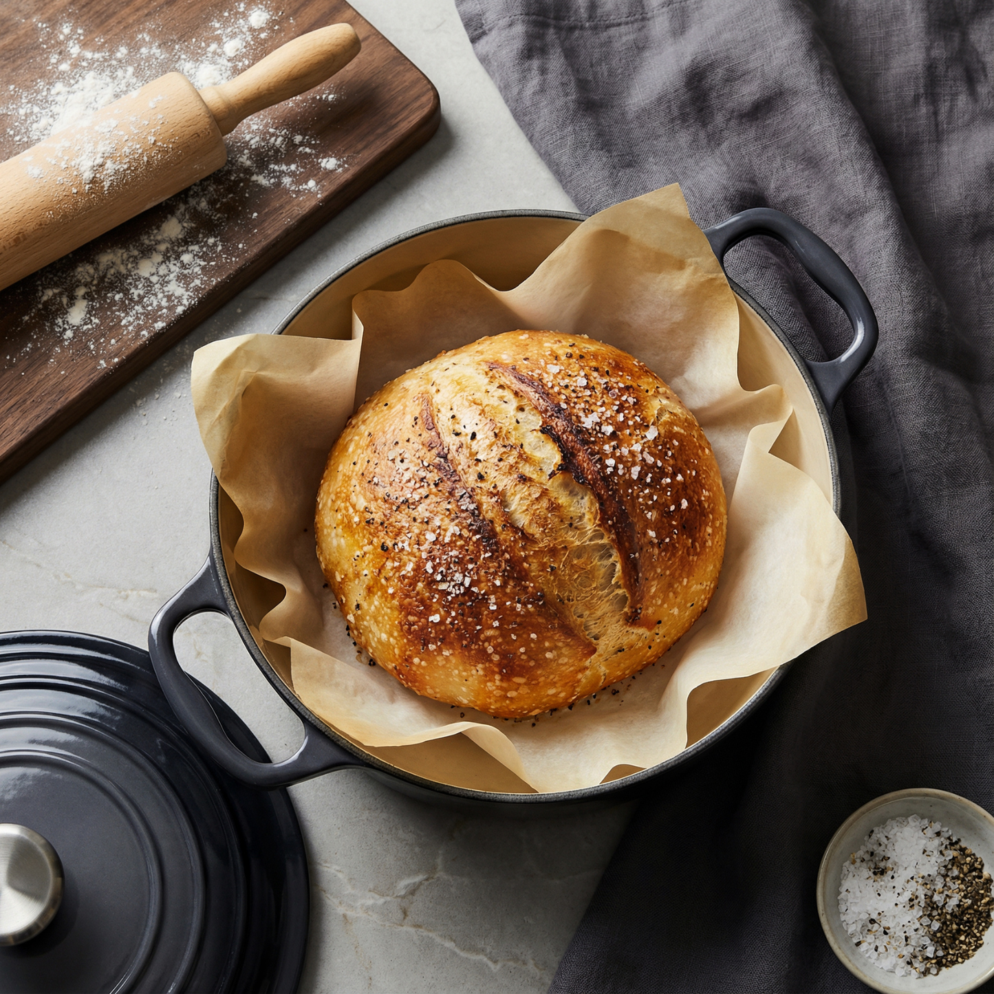 CS Solingen - Zestaw garnków żeliwnych – 7 elementów