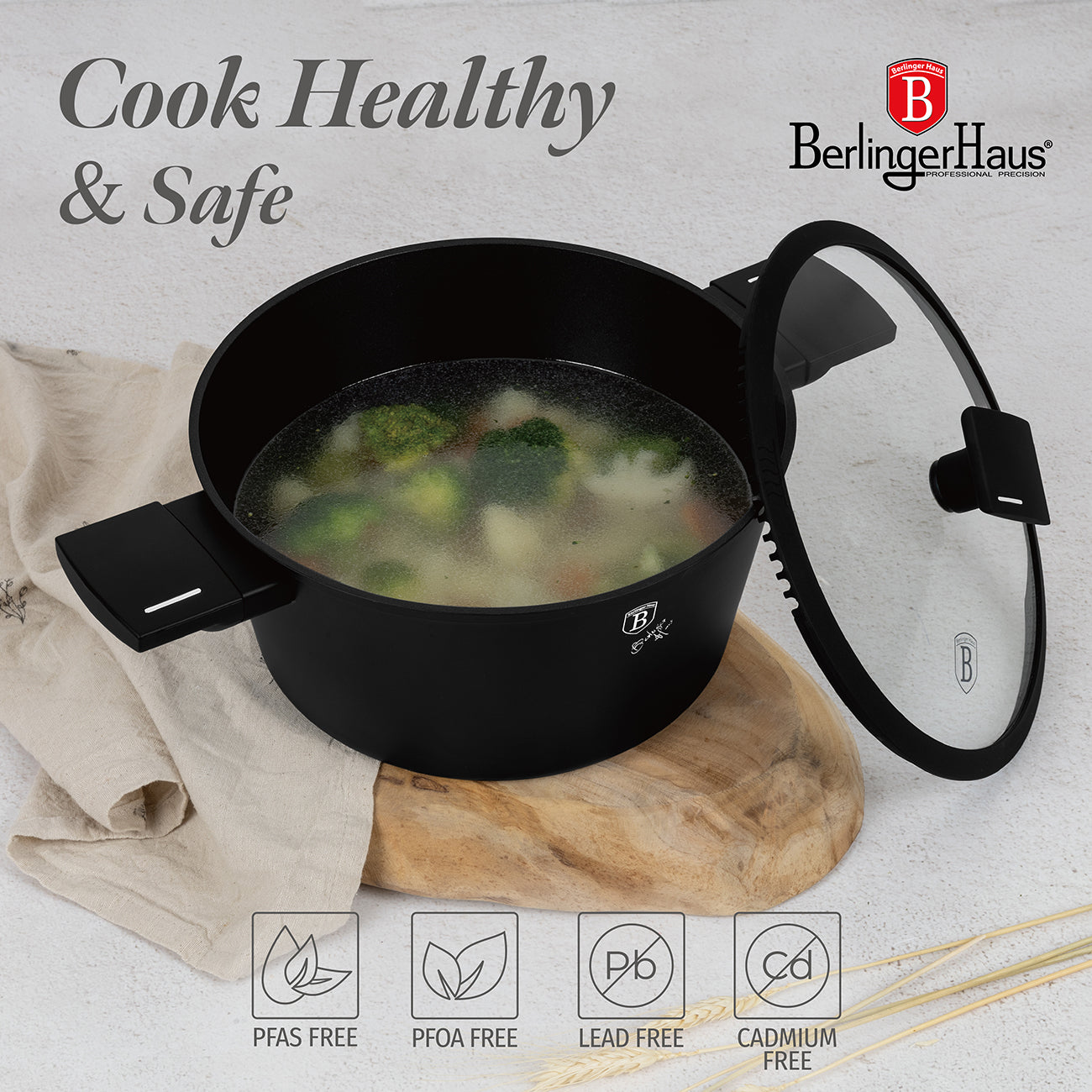 Zestaw naczyń kuchennych Berlinger Hause Black