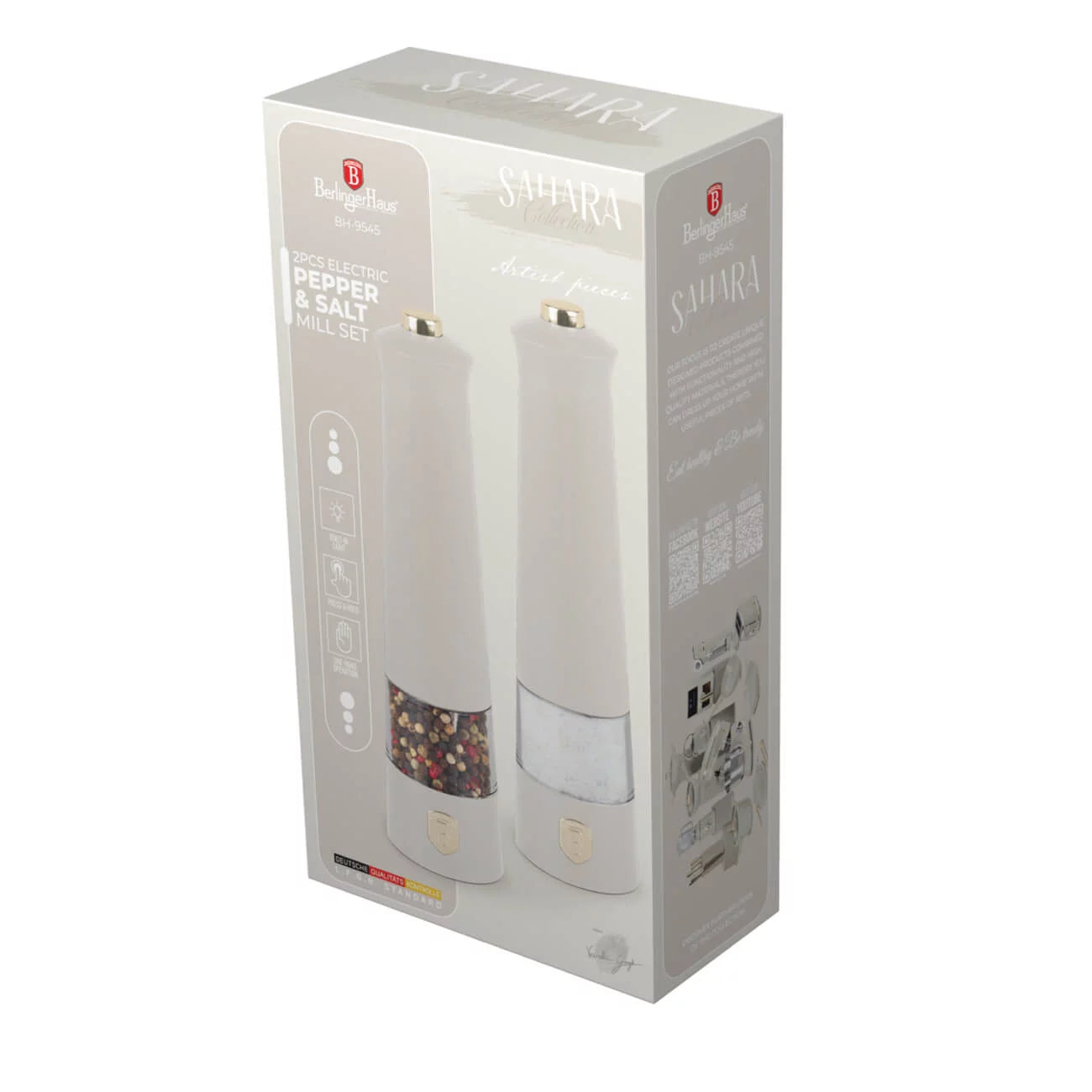 Berlinger Haus Elektryczna Młynek do Soli i Pieprzu Sahara