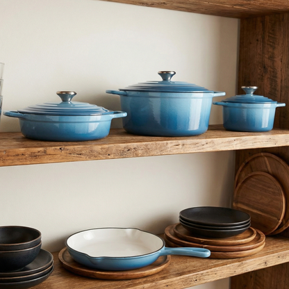 CS Solingen - Zestaw garnków żeliwnych – 7 elementów