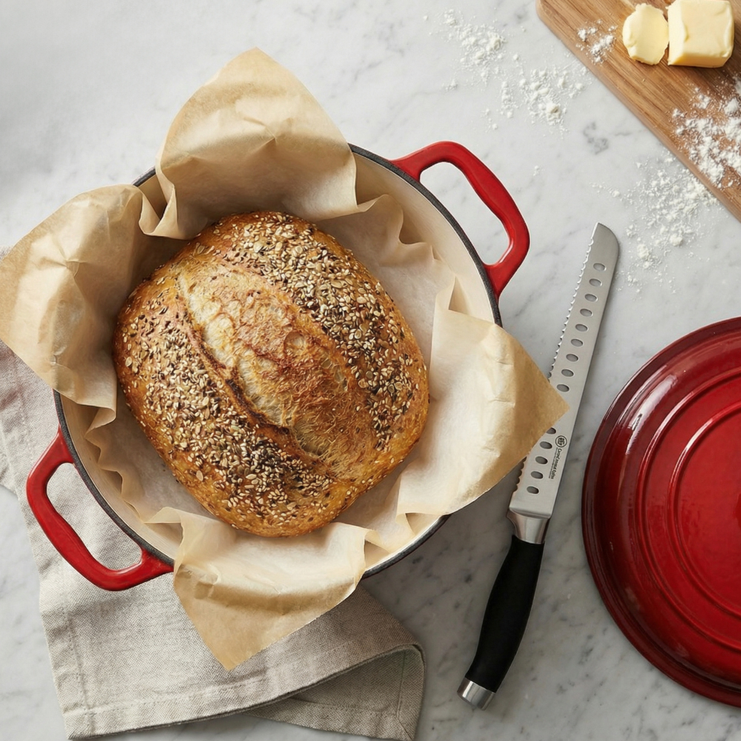 CS Solingen - Zestaw garnków żeliwnych – 7 elementów