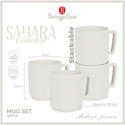 Berlinger Haus Sahara – Zestaw 4 kubków