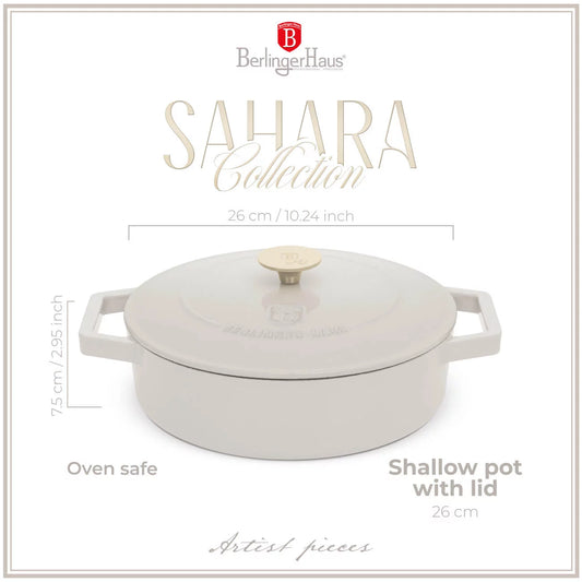 Berlinger Haus Żeliwny Garnek 2,57 L Sahara