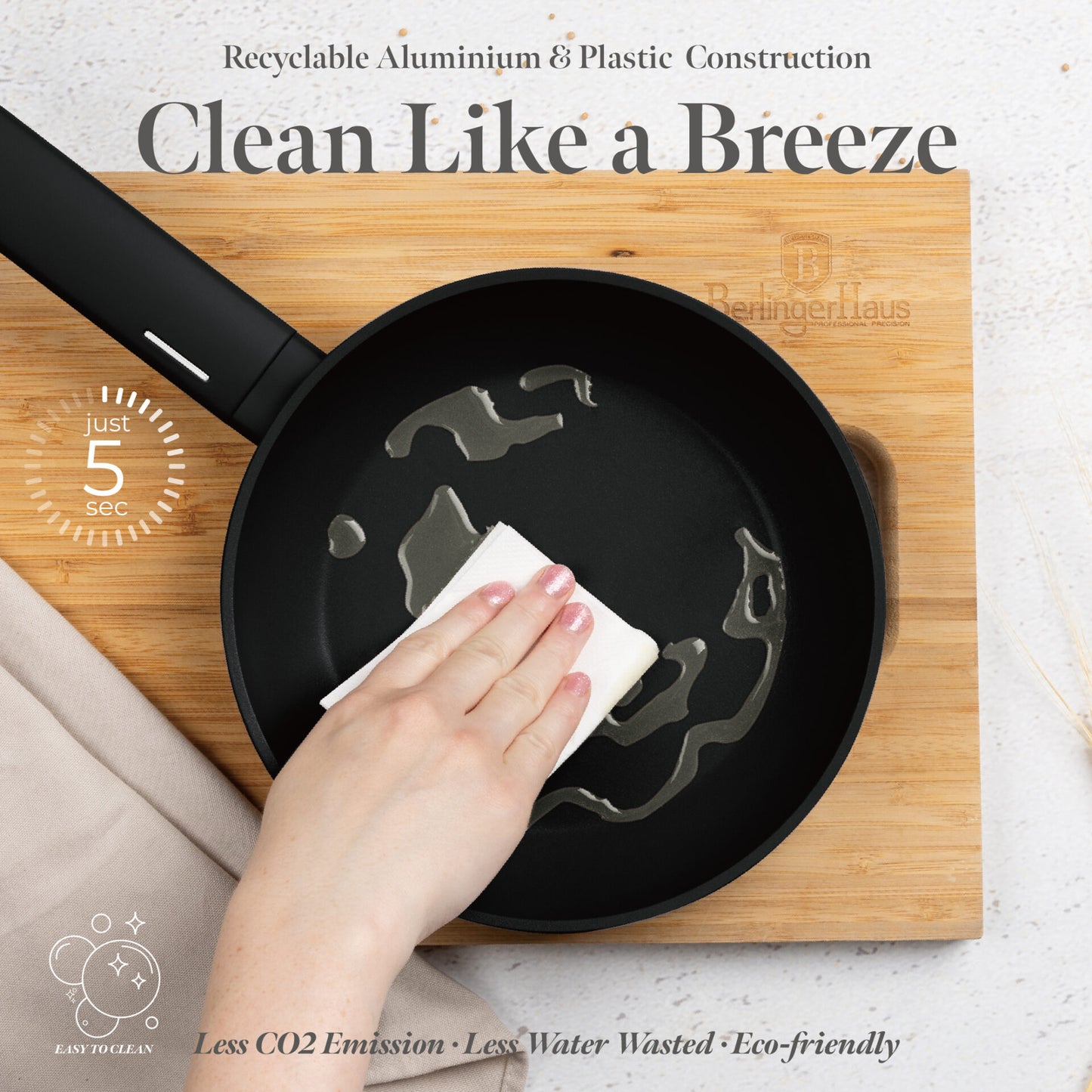 Zestaw naczyń kuchennych Berlinger Hause Black