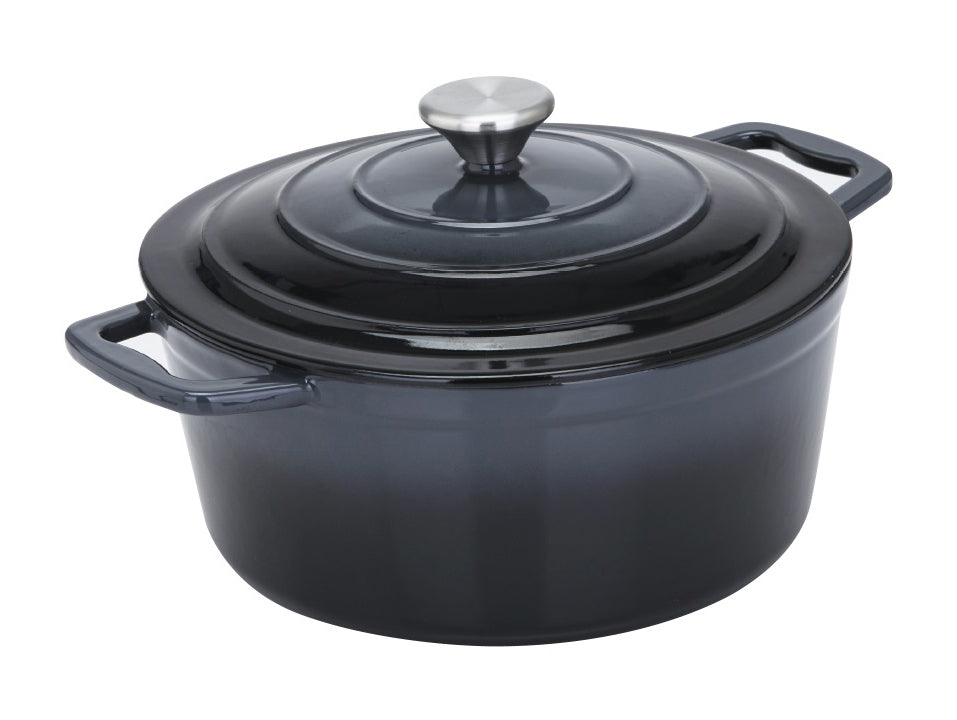 Cs Solingen Xanten żeliwny garnek szary - 26 cm | garnek żeliwny